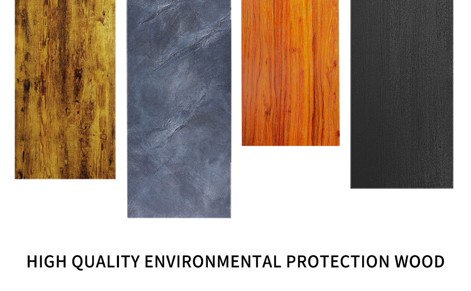 YOLOXO Computer Home Office Desk with Power Strip Outlet