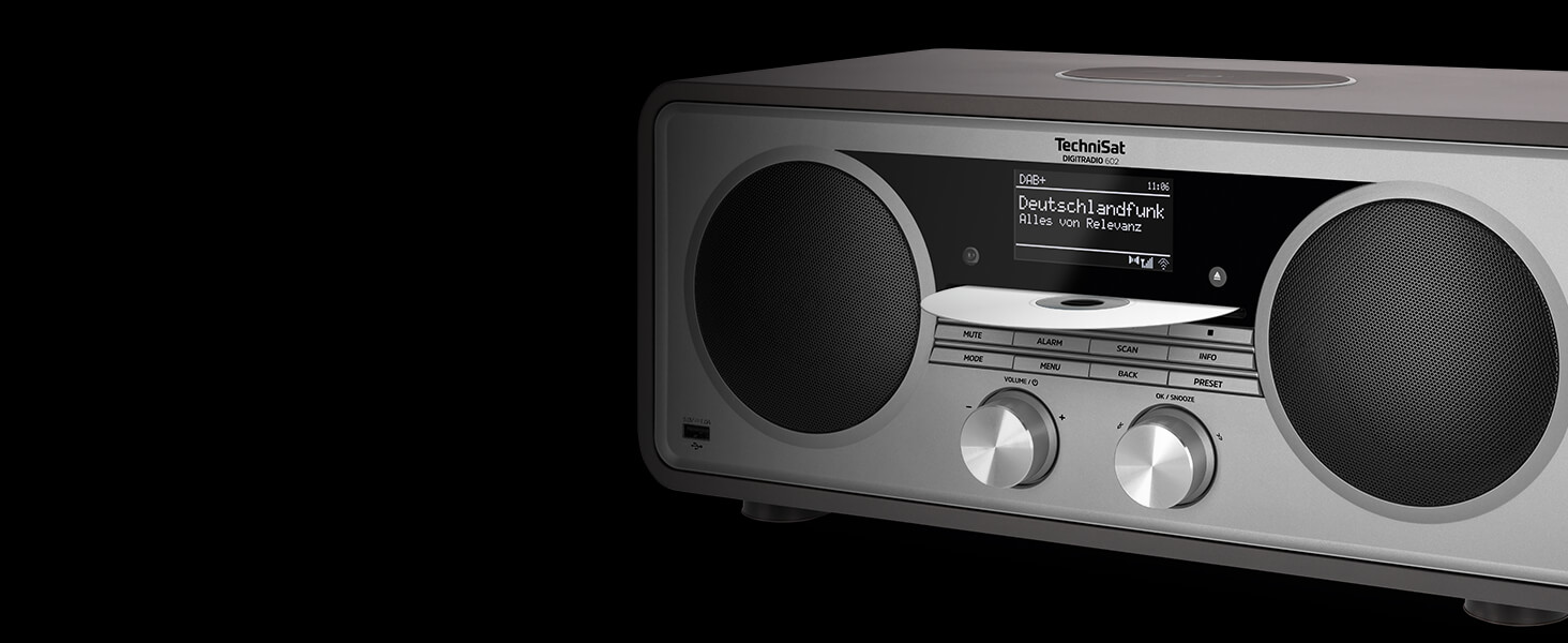 TechniSat DIGITRADIO 602 Kompaktanlage mit 70 Watt 2.1
