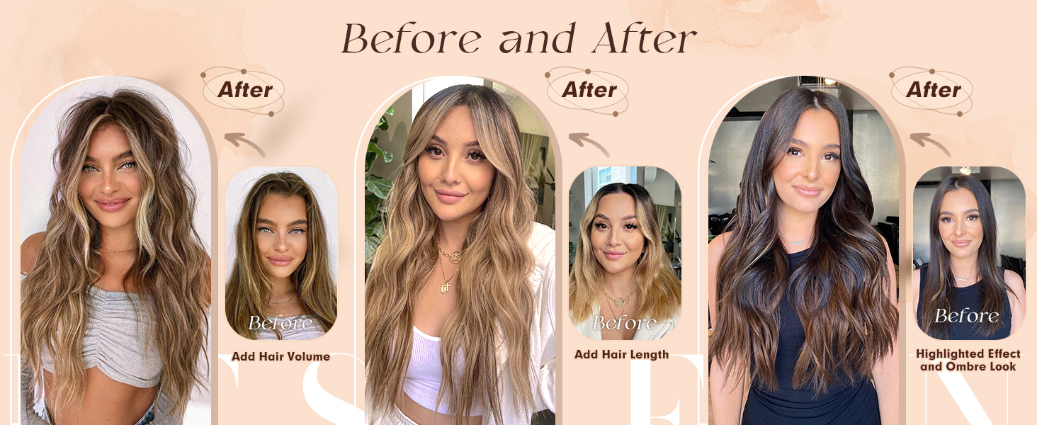 clip in hair extensions hairpieces long wavy clip in hair piece