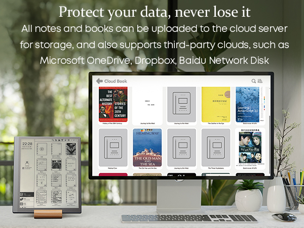 E ink Tablet Data Sync