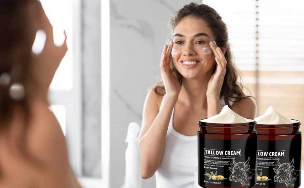 Tallow Cream, Beef Tallow And Honey Balm For Face