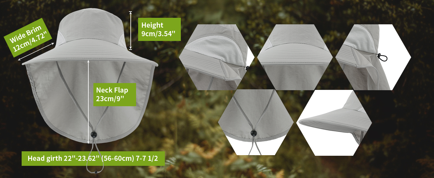 large flap sun hat for outdoor