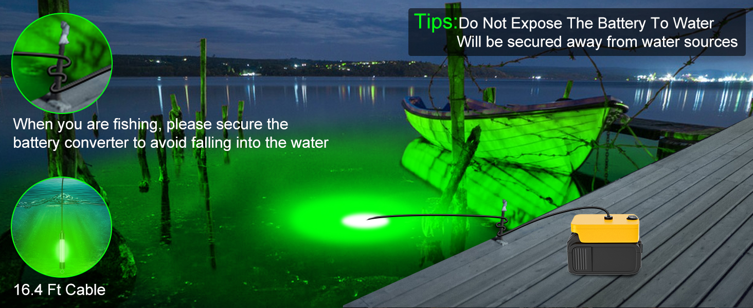 night fishing lights