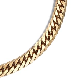 Amazon.co.jp: Speranza K18 18K Gold Kihei Necklace, 6 Double