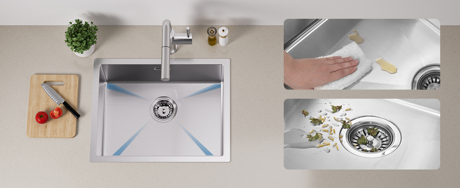 fregadero de acero inoxidable