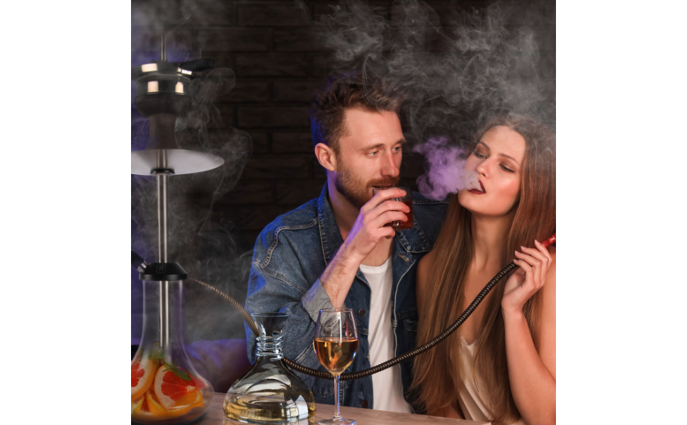 Hookah Cleaning Kit with 5 Brushes & 500 Stainless Steel Cleaning Beads Premium