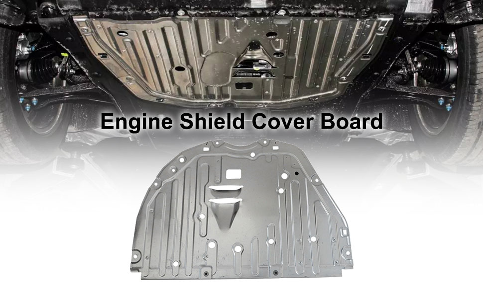 SecosAutoparts 1pc Engine Splash Guard Under Car Shield