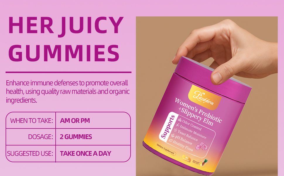 leefar women's probiotic slippery elm