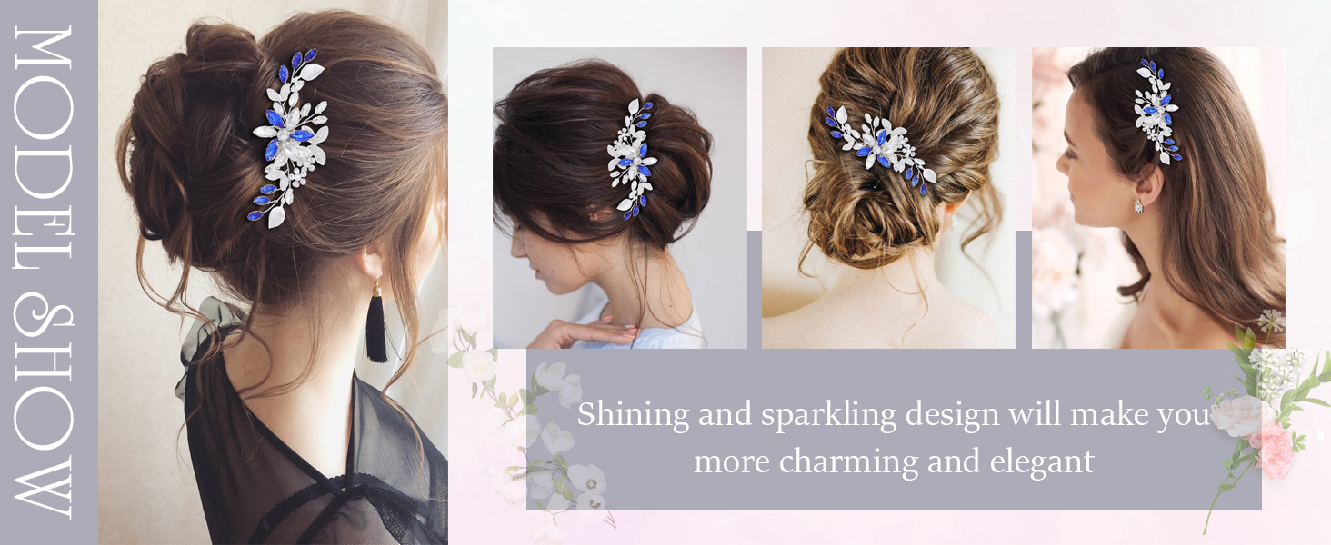 Rhinestone Wedding Hair Piece