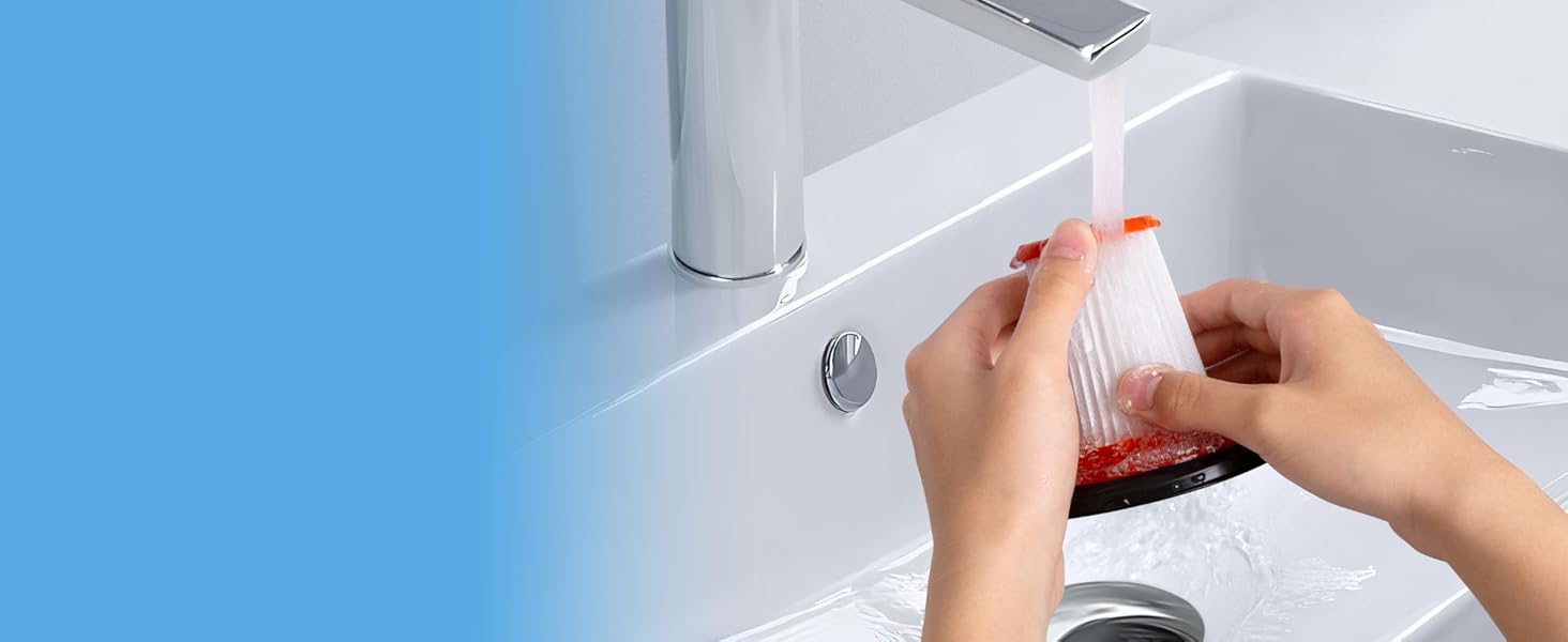 Close-up sequence showing hands working with what appears to be a small electronic or crafting device on a blue background.