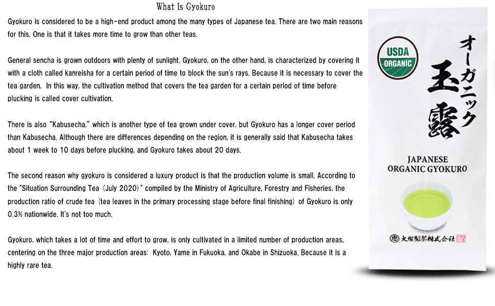 Otsuka Green Tea Co Organic Gyokuro Green Tea 50g Loose Leaf Green