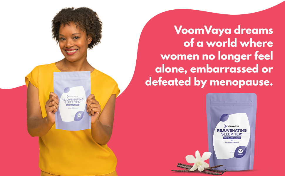 VoomVaya Rejuvenating Sleep Tea Valerian Root Tea