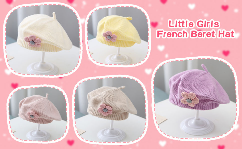 Little Girls Beret Hat
