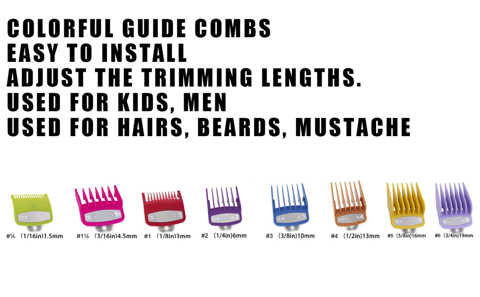 Professional Hair Clipper Guards Cutting Guides Compatible