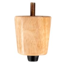 Solid rubberwood legs ensure stability for a calming dog bed or orthopedic dog beds for large dogs