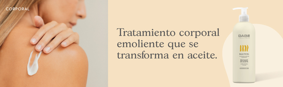 Laboratorios Babé - Bálsamo en Aceite 500 ml | Crema Corporal Transformable  en Aceite| Hidratante | Nutritiva | Reparadora | Piel Seca | : Amazon.es:  Belleza