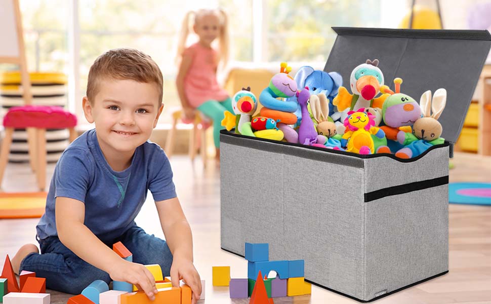 VICTOR'S Toy Storage Organizer Extra Large Toy Box Chest