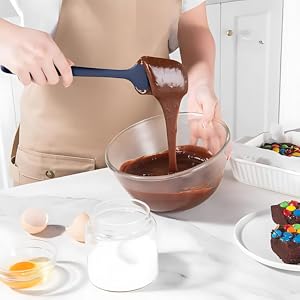 Kit 3 espátulas silicone cozinha