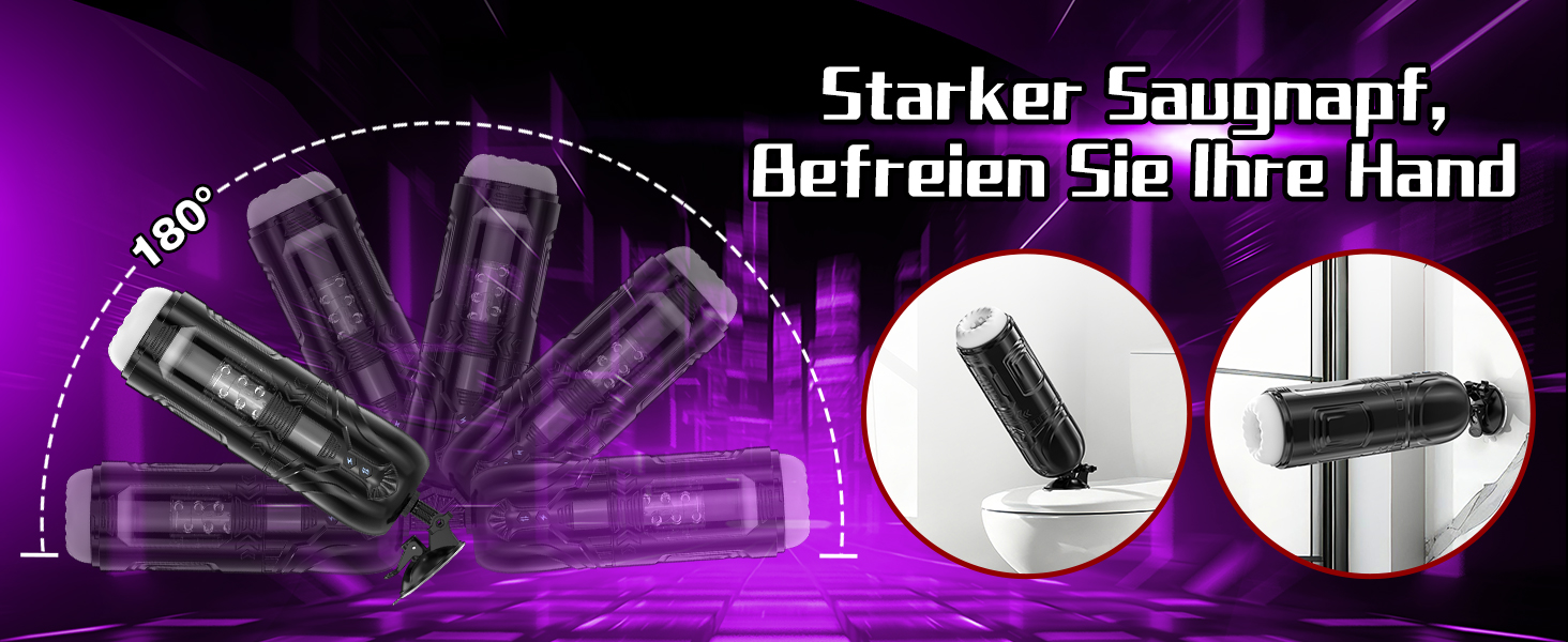 Der Text lautet „Starkey Sauvpoint“. Violett getöntes Banner mit technischen Produktdiagrammen und Designelementen.