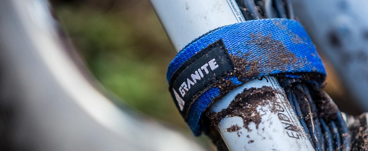 Granite ロックバンド（Rockband） MTB フレーム キャリア ストラップ - インナー チューブとバイク ツール キット用