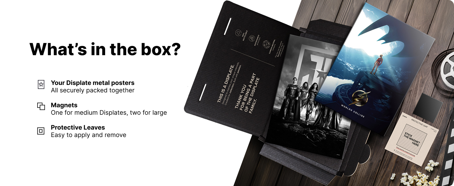 DC Comics superhero metal wall art Displate poster Batman poster Dark Knight Gotham City Superman