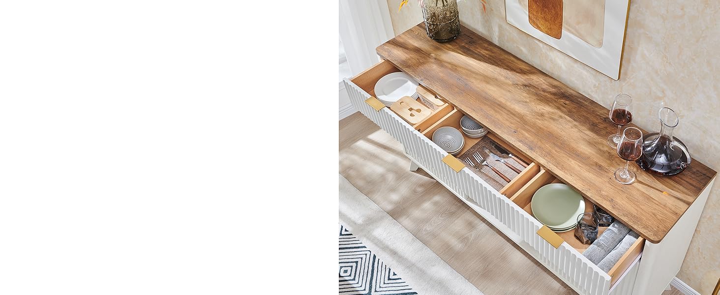 coffee bar cabinet with storage