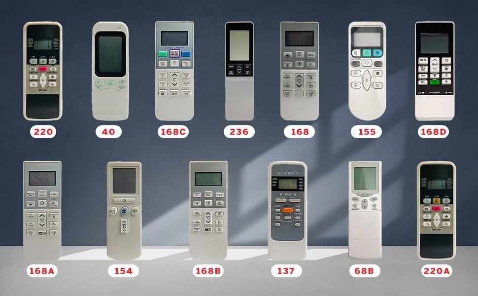 7SEVEN® Compatible Hitachi Ac Remote 1.5 ton Original Model 433kHz