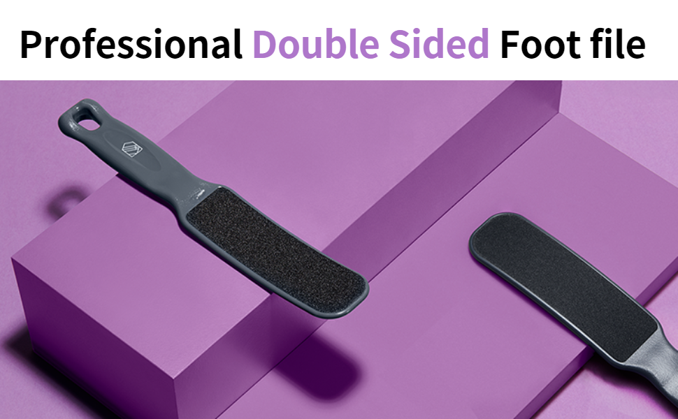 Colossal Foot File Callus Remover, STEINDER Easy Foot File, Double Sided & 2 Pack