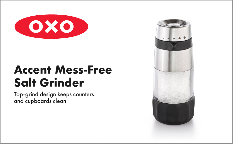 OXO Good Grips Salt Grinder Salt & Pepper Set Salt/Pepper Silver Salt