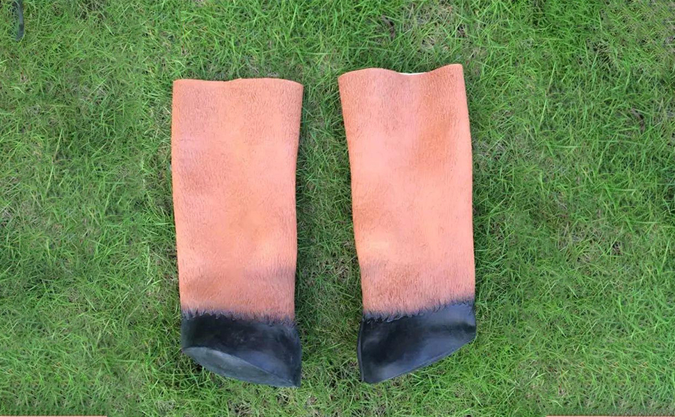 Latex Rubber Horse Hooves Gloves