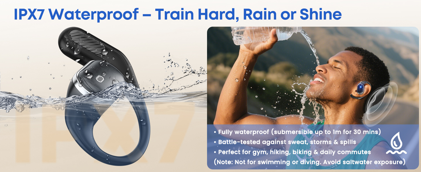 IPX7 Waterproof