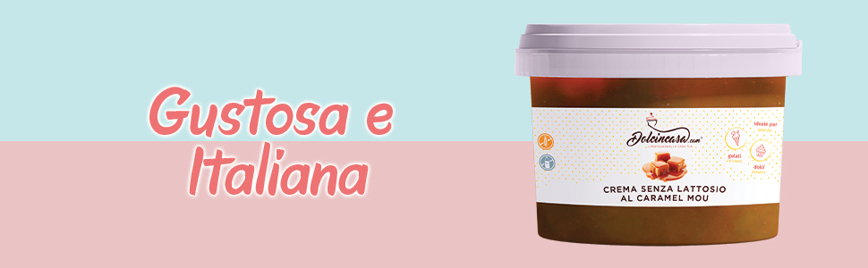 Crème sans lactose caramel mou