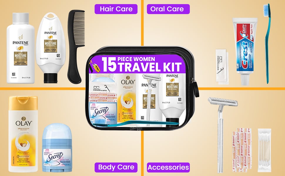 Toiletry kit for women