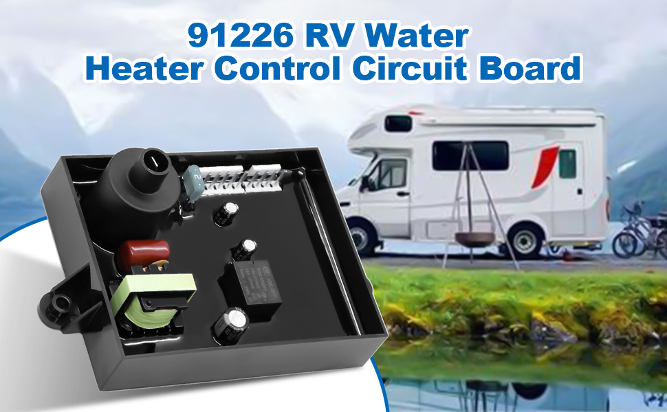 91226 RV Water Heater Circuit Control Board with Fuse