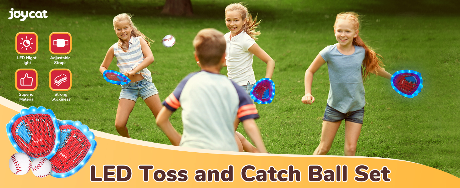LED Toss and Catch Ball Set