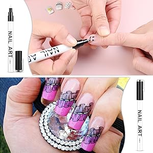 Perfect for drawing nail liner and other interesting patterns
