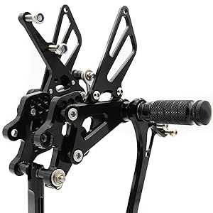 けいちゃん Amazon.com: CNC ZX10R 04-05 Motorcycle Adjustable Rearsets