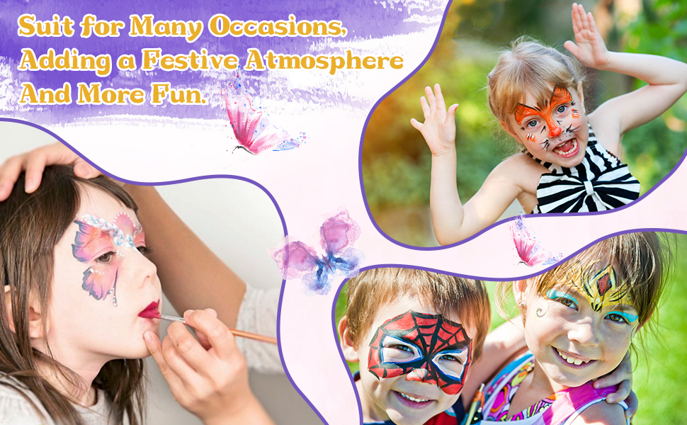 Face makeup stencils