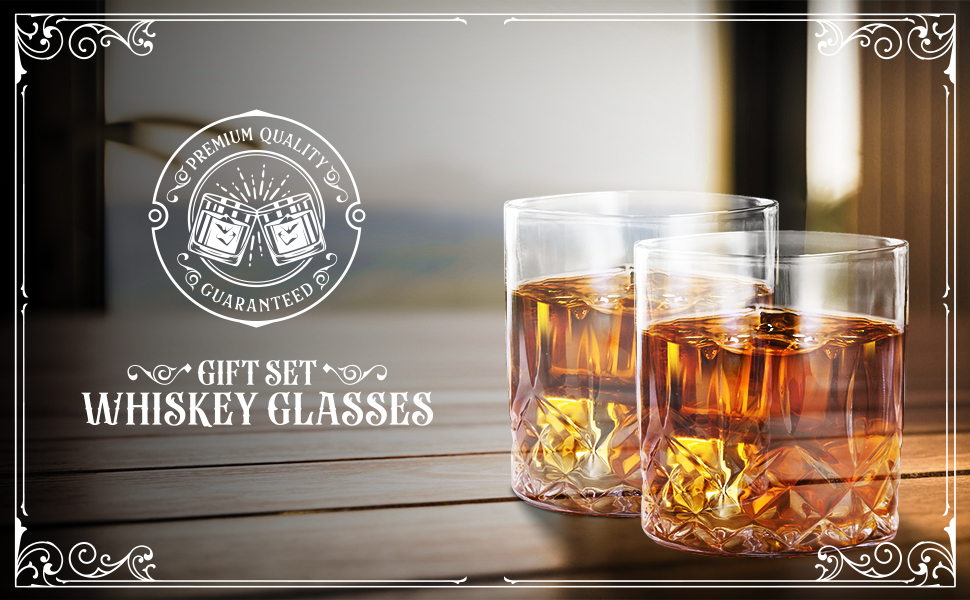 Whiskey Glasses Set Birthday and Retirement Gifts for