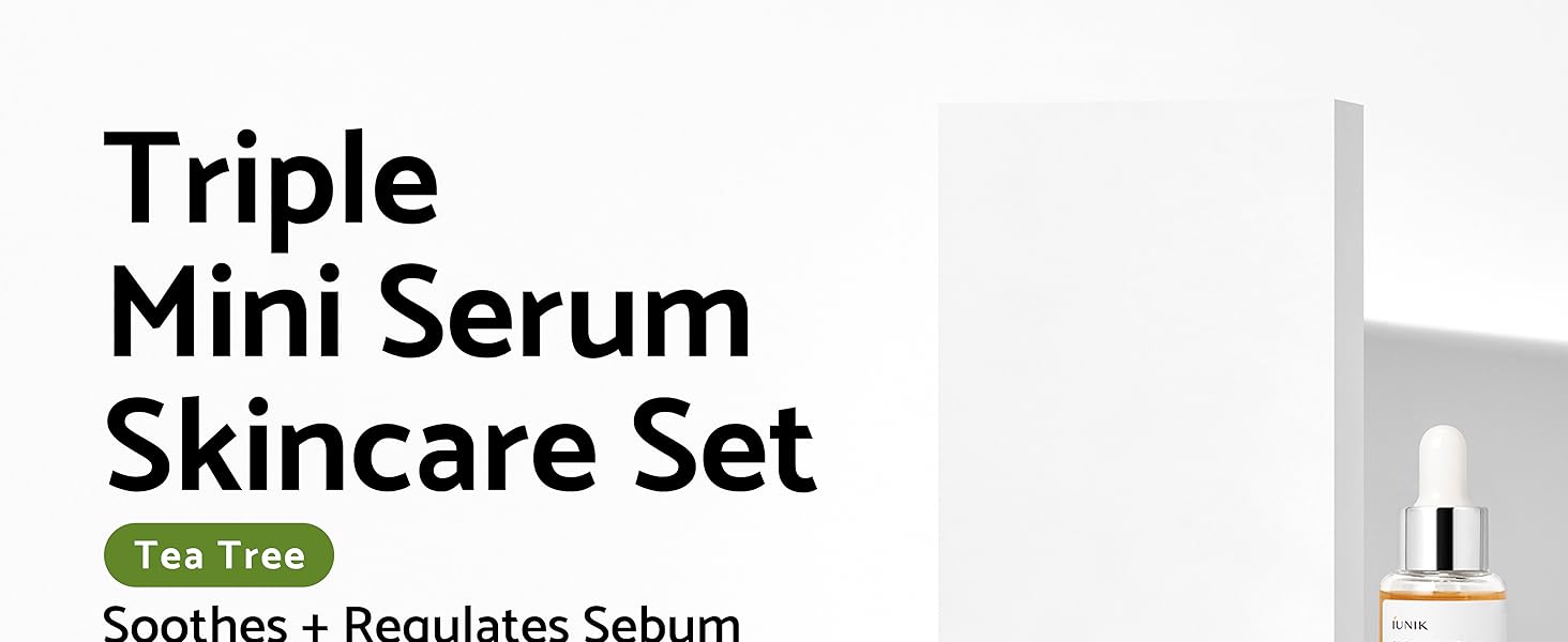 Serum Skincare Mini Set Skin Kbeauty Essence Special Kit All Skin Types Oily Acne-Prone Sensitive