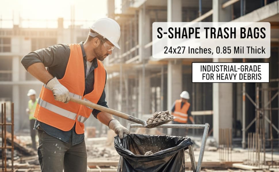 S-Shape Trash Bags