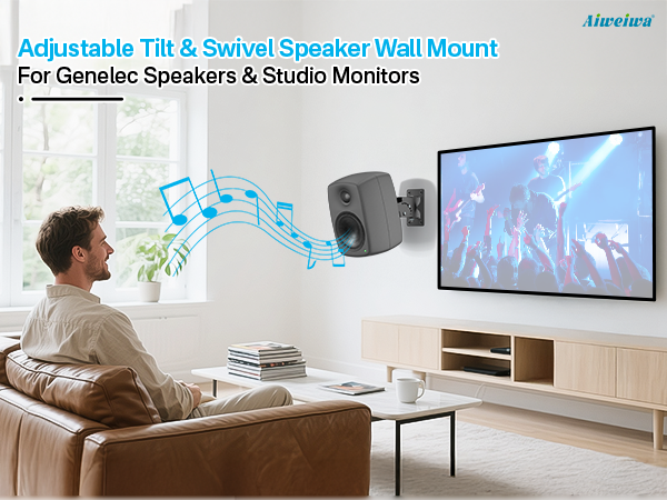 Amazon.com: Aiweiwa Metal Speaker Wall Mount for Genelec