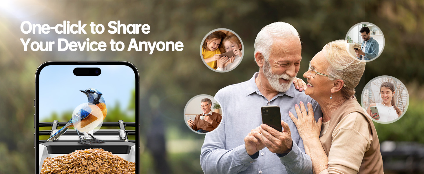 Solar Smart Bird Feeder with Camera