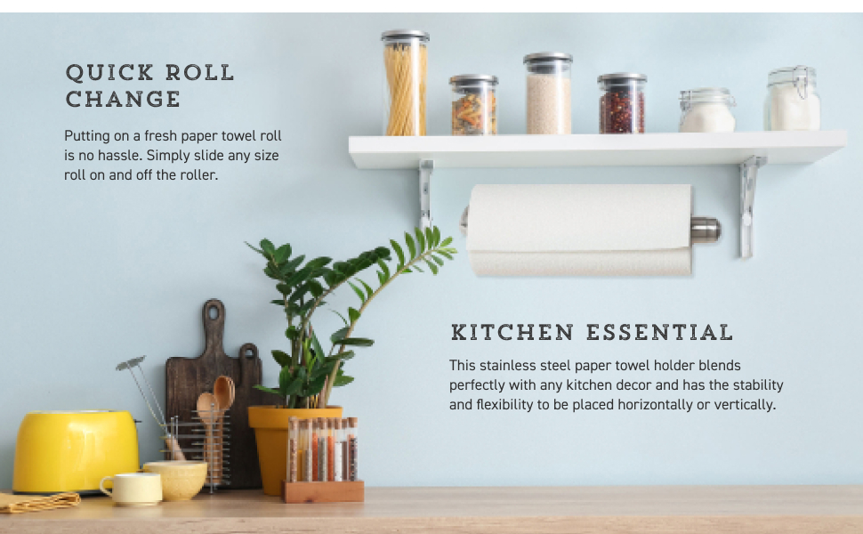 Kamenstein Perfect Tear Patented Wall Mount Paper Towel