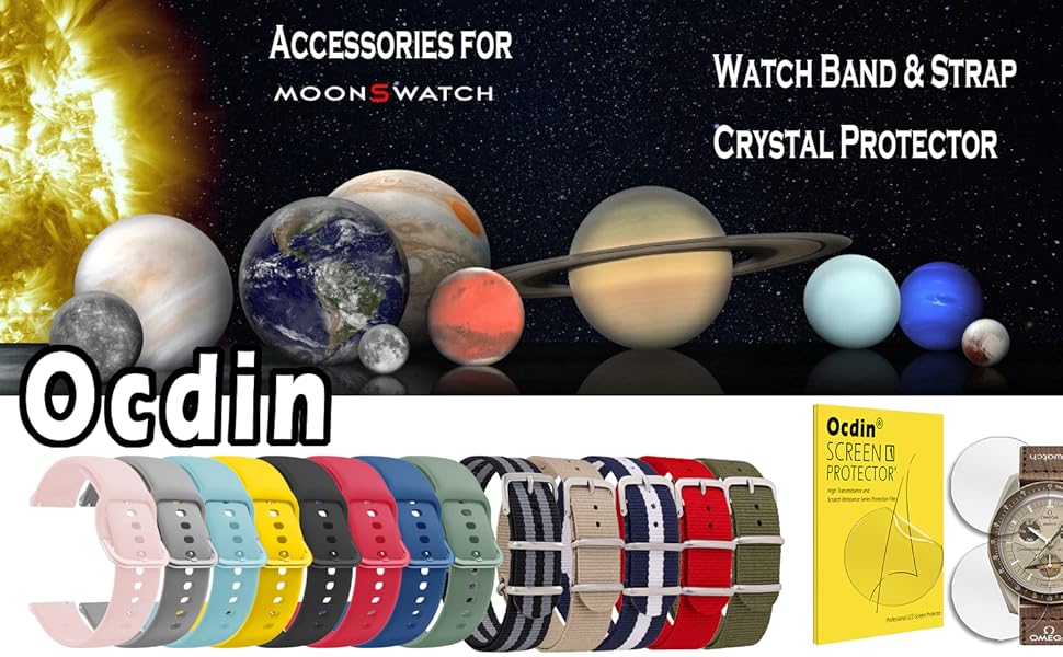 Screen Protector for Omega x Swatch Speedmaster Moonswatch, Hydrogel TPU Soft Film