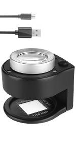 rechargeable loupe magnifier
