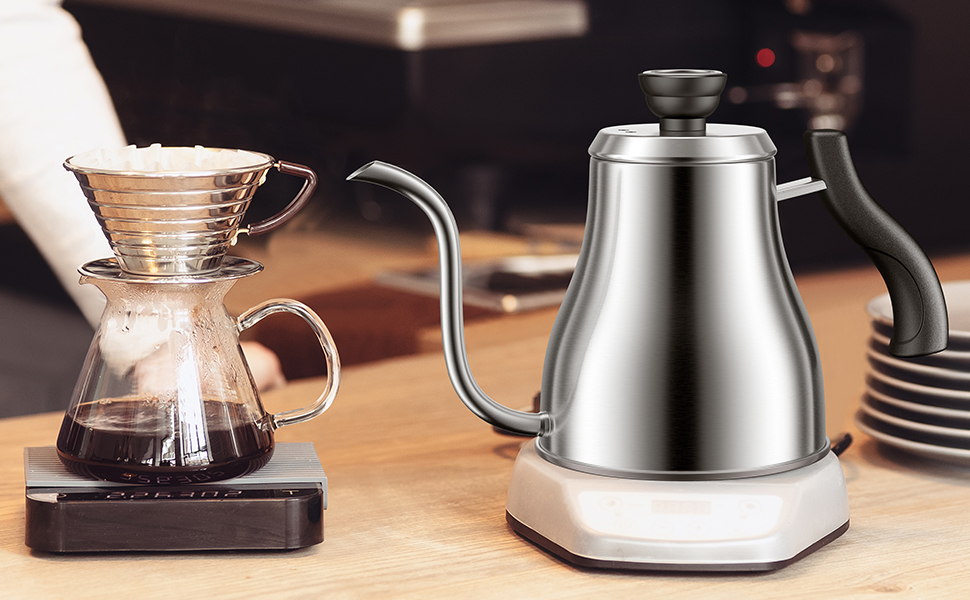 Meelio Pour Over Coffee Kettle 1.2 Liter 40 oz Tea Kettle