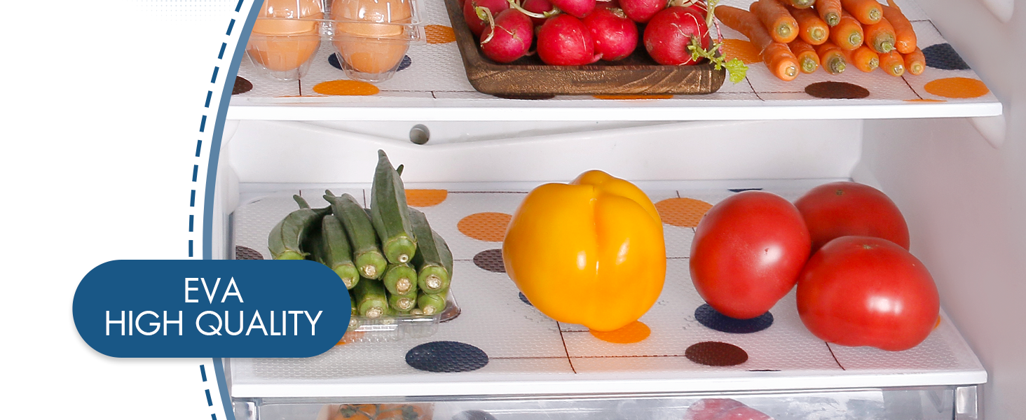 Cooyes 6 Pack Refrigerator Liners Premium Refrigerator