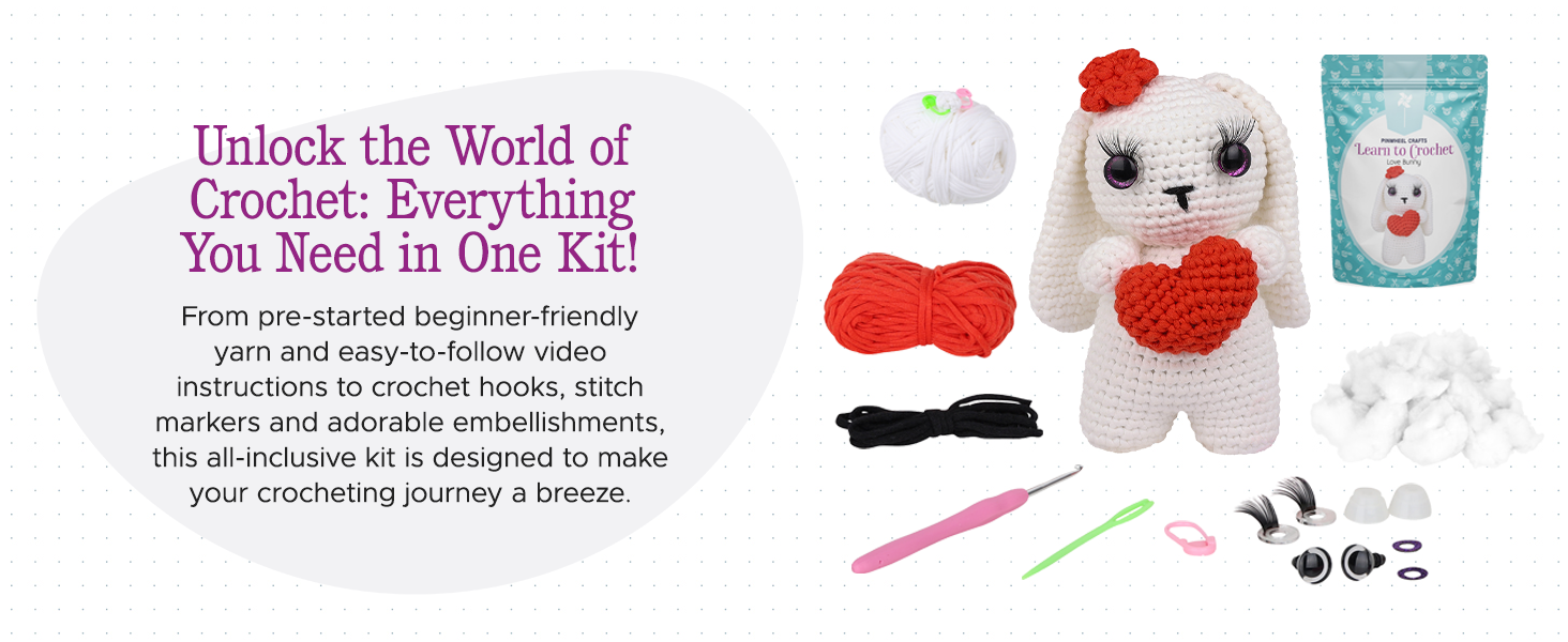 easy crochet projects, crochet bunny, crochet dino, crochet dinosaur, crochet unicorn, crochet chick