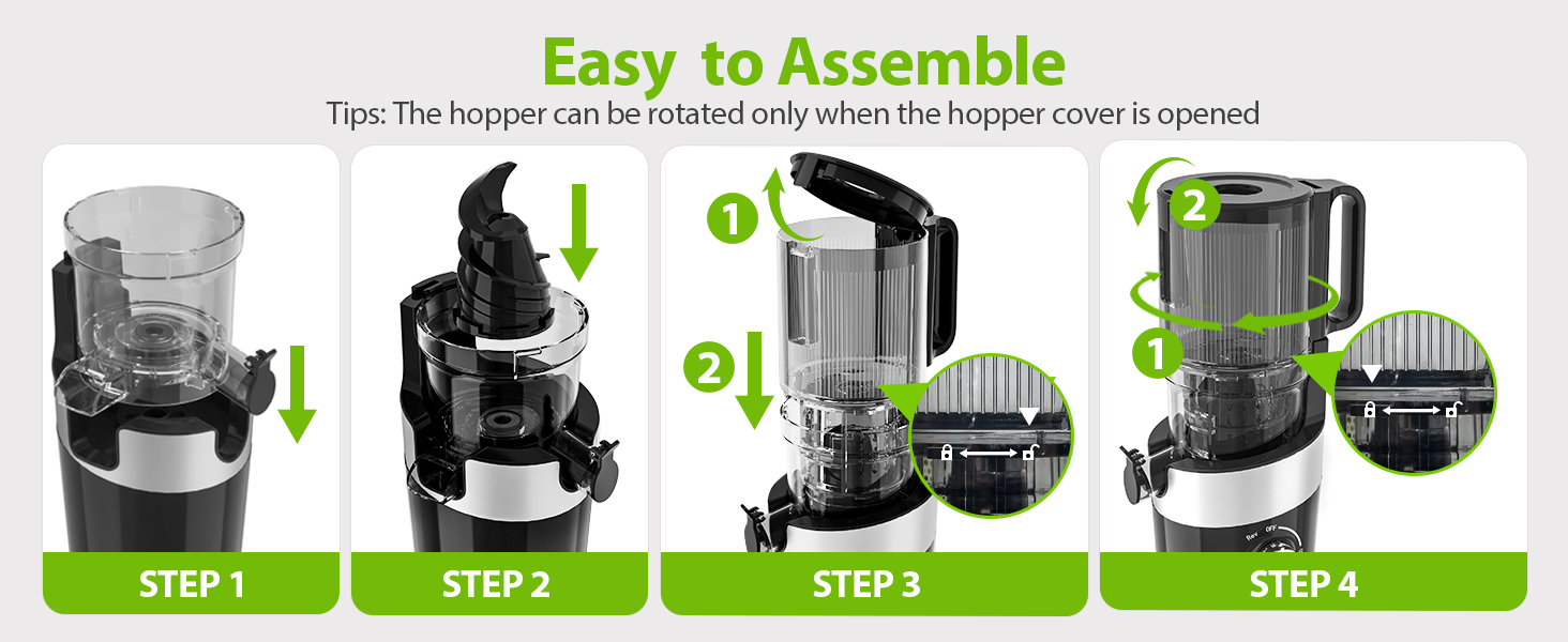 juicer easy to assemble